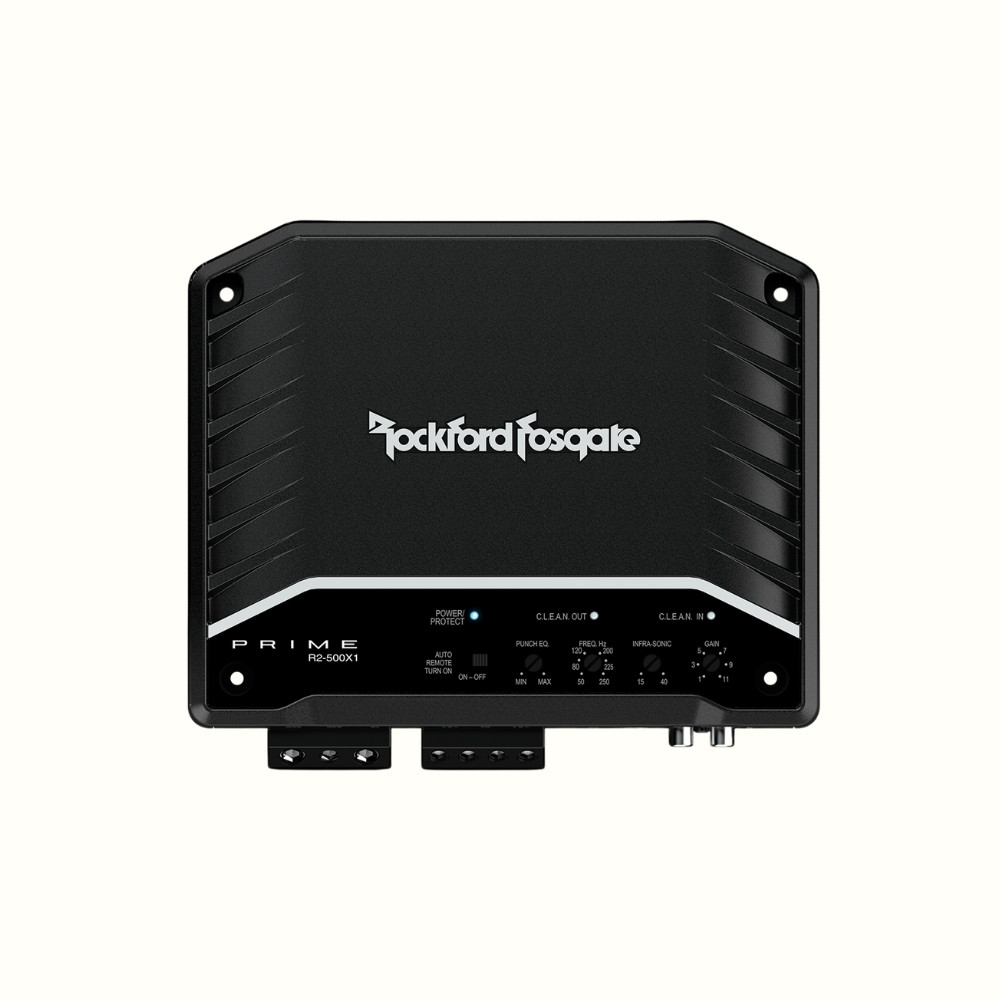 Rockford Fosgate R2-500X1 Prime Series mono subwoofer amplifier